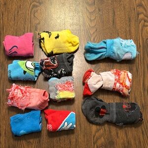 Lot of Disney ankle and crew socks